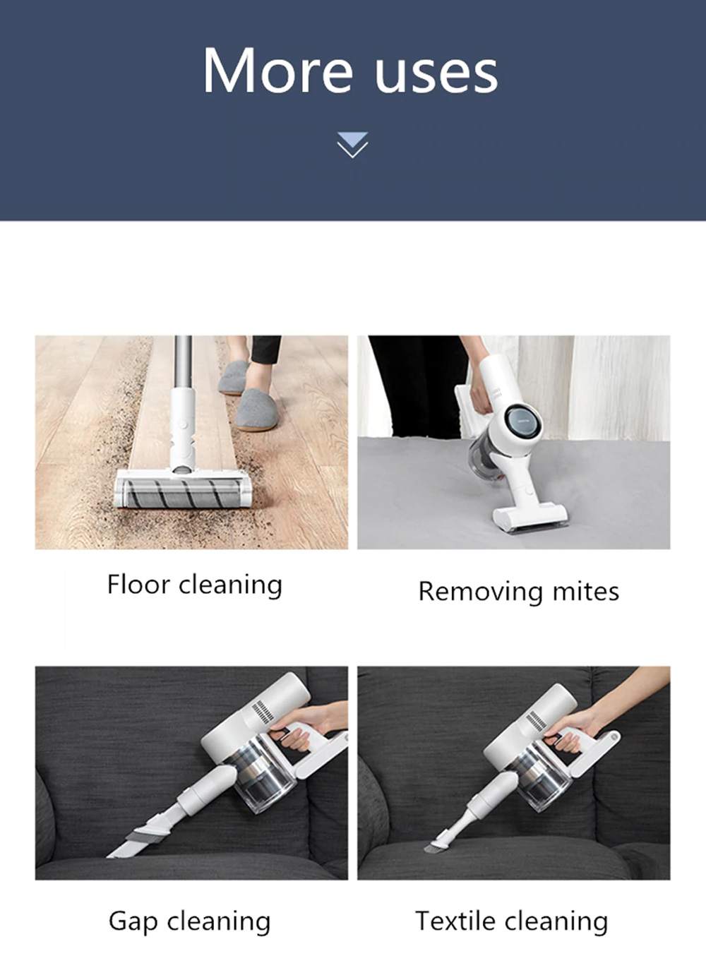 Xiaomi Dreame V10 22KPa Suction Cordless Stick Vacuum Cleaner (EU Plug)